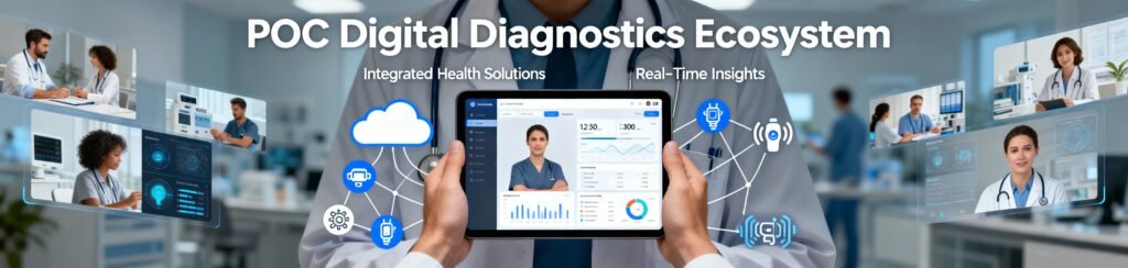poc digital  rapid diagnostics wide banner   cloud integrated healthcare ecosystem