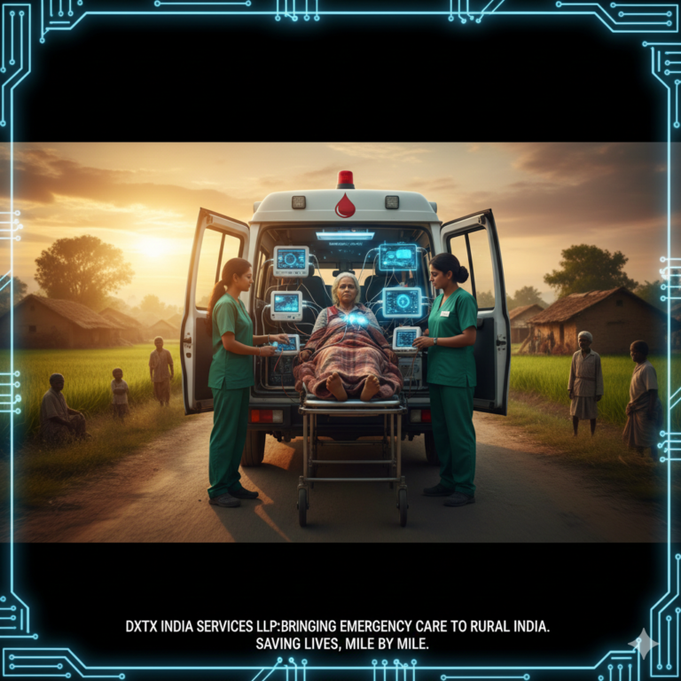 mobile medical unit serving cardiac patient in real time in the mmu in rural india